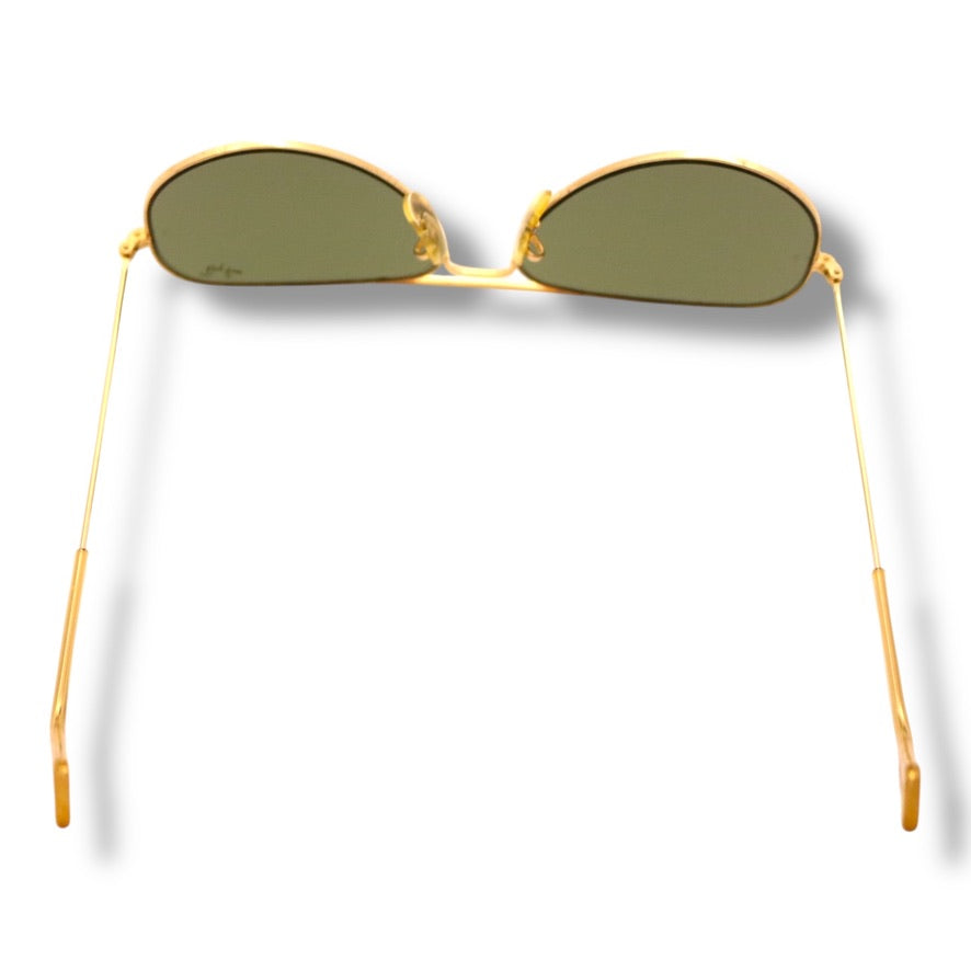 【202】可品！ヴィンテージ　レイバン　サングラス　ゴールド系