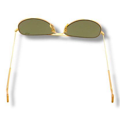 【202】可品！ヴィンテージ　レイバン　サングラス　ゴールド系