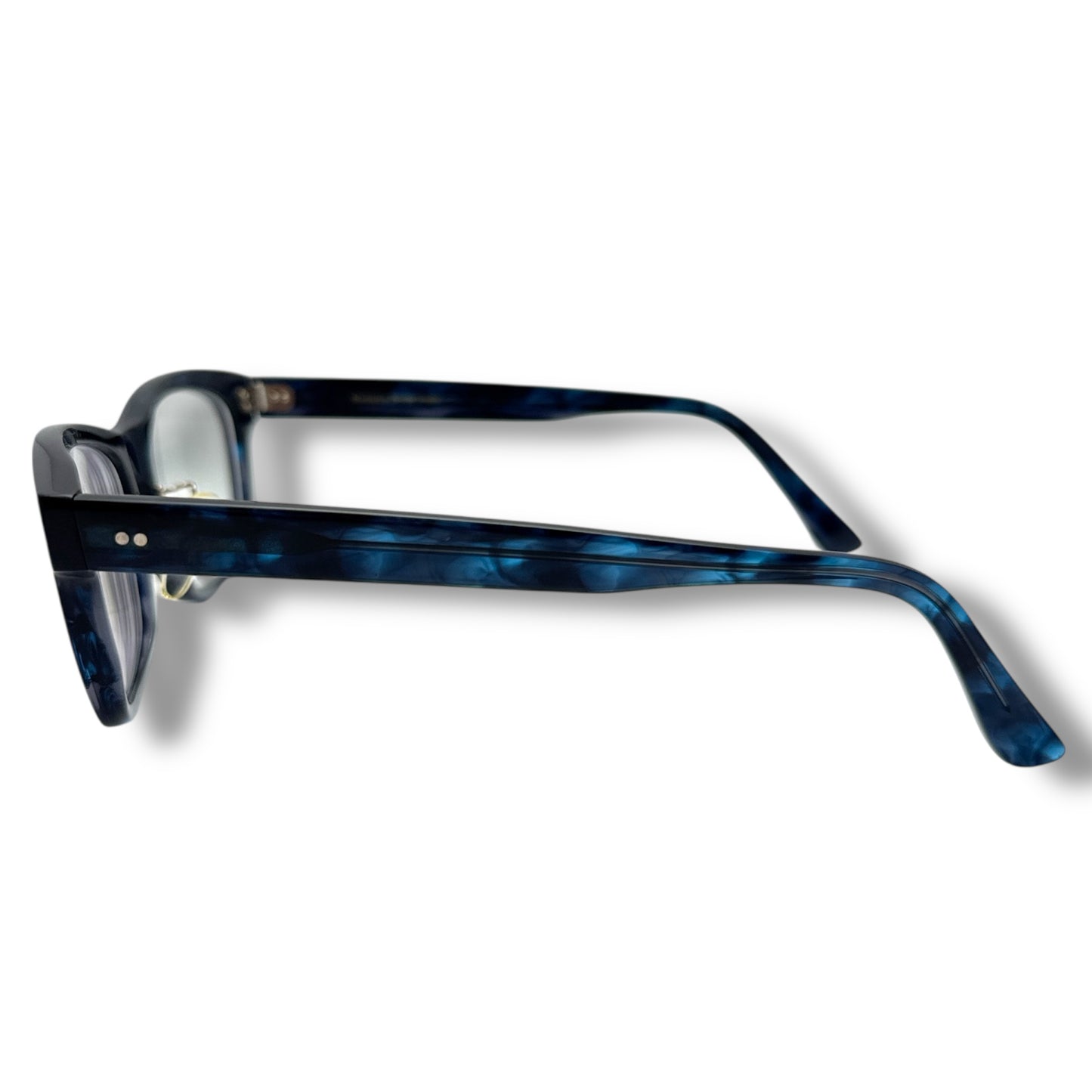 【207】良品！マンハッタンデザインスタジオ　メガネ　ブルー系