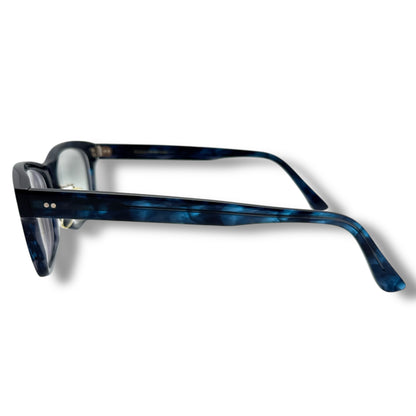 【207】良品！マンハッタンデザインスタジオ　メガネ　ブルー系