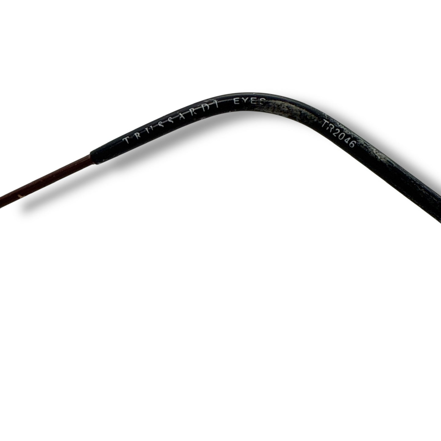 【209】可品！トラサルディ　メガネ　ゴールド系