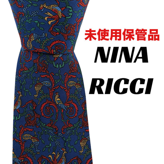 [6062] Unused and stored! Nina Ricci tie, blue 