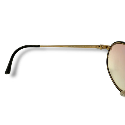 【215】可品！ダンヒル　メガネ　ゴールド系