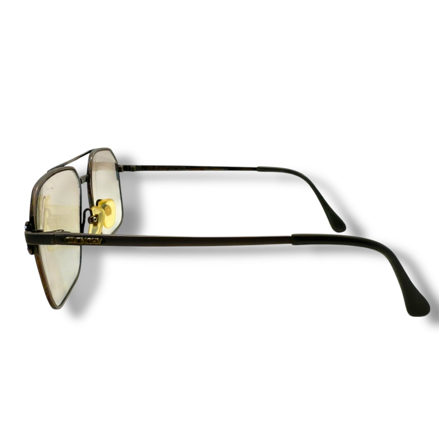 【216】可品！ヴィンテージ　ジバンシー　メガネ　ブラウン系