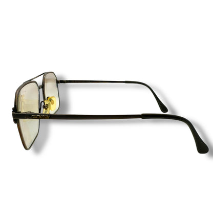 【216】可品！ヴィンテージ　ジバンシー　メガネ　ブラウン系