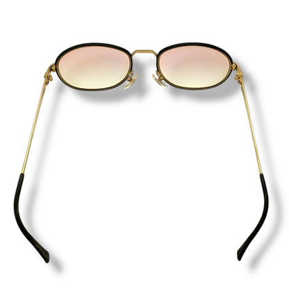 【215】可品！ダンヒル　メガネ　ゴールド系