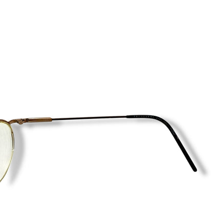 【209】可品！トラサルディ　メガネ　ゴールド系