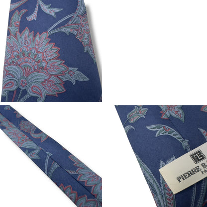 【7003】良品！ピエールバルマン　ネクタイ　ブルー系