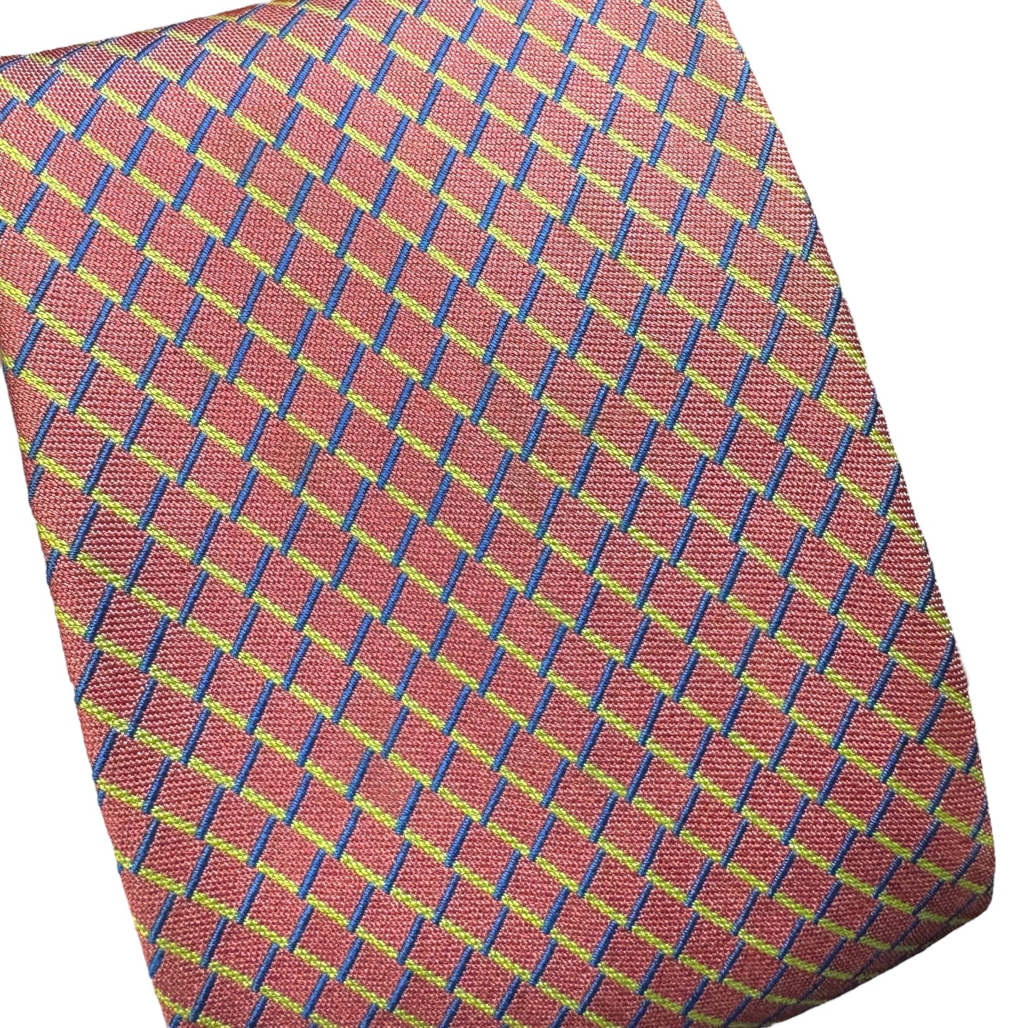 【7608】良品ー可品！ダンヒル　ネクタイ　橙色系