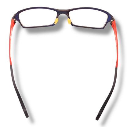 【200】良品！ゾフ　メガネ　パープル×レッド×ネイビー Ultem