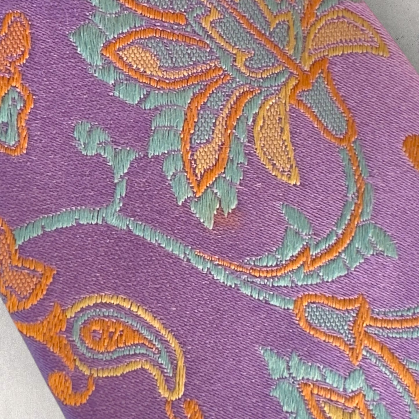 【6804】良品！ジムトンプソン　ネクタイ　パープル系