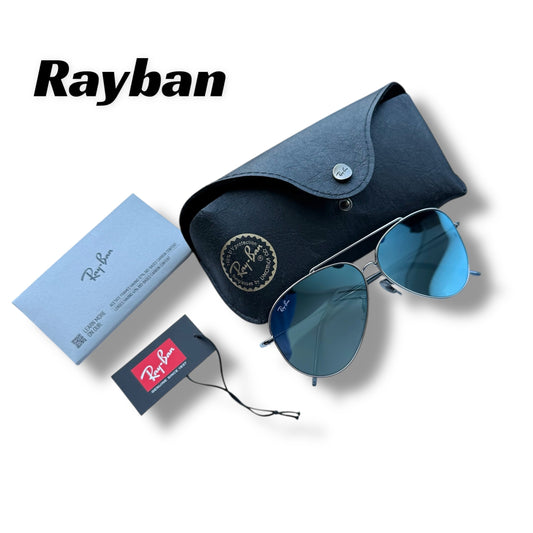 [1] Almost new! Ray-Ban Aviator Reverse sunglasses in blue 