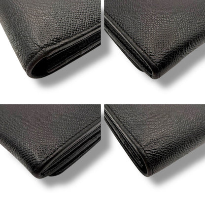 【美品】ブルガリ　長財布　ブラック系　ビーゼロワン　ロゴクリップ