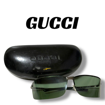 [50] Good quality! Gucci sunglasses in green 