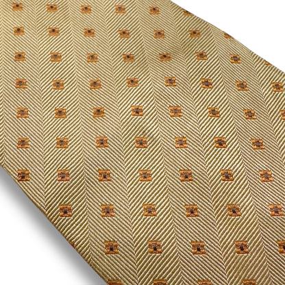 【7038】良品！ダーバン　ネクタイ　ゴールド系