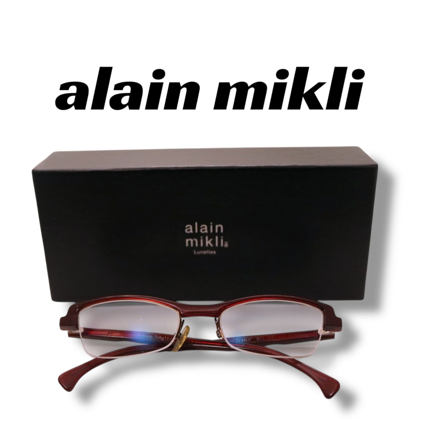 【189】可品！アランミクリ　サングラス　レッド系