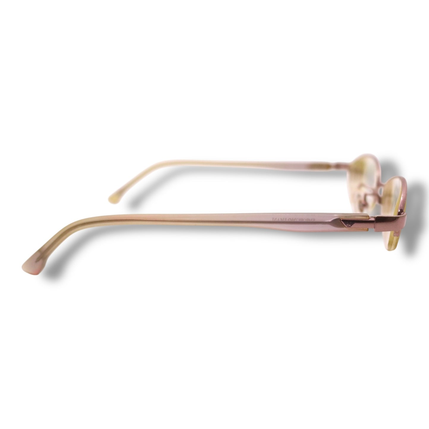 【198】美品！アルマーニ　メガネ　ピンク系