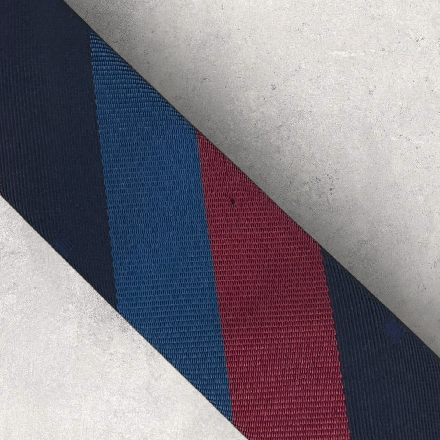 【6756】良品！ランバン　ネクタイ　レッド系　ネイビー系