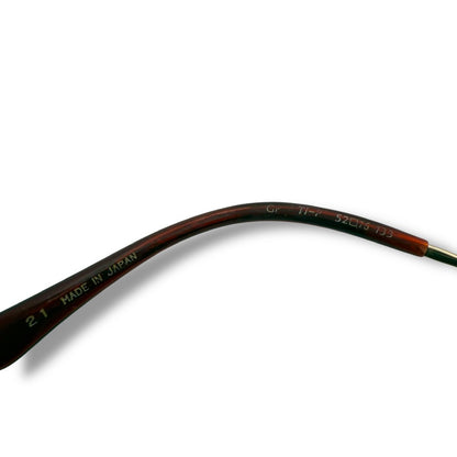 【155】イブサンローラン　メガネ　ゴールド系