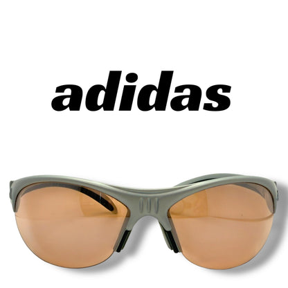 【153】良品！アディダス　サングラス　グレー系