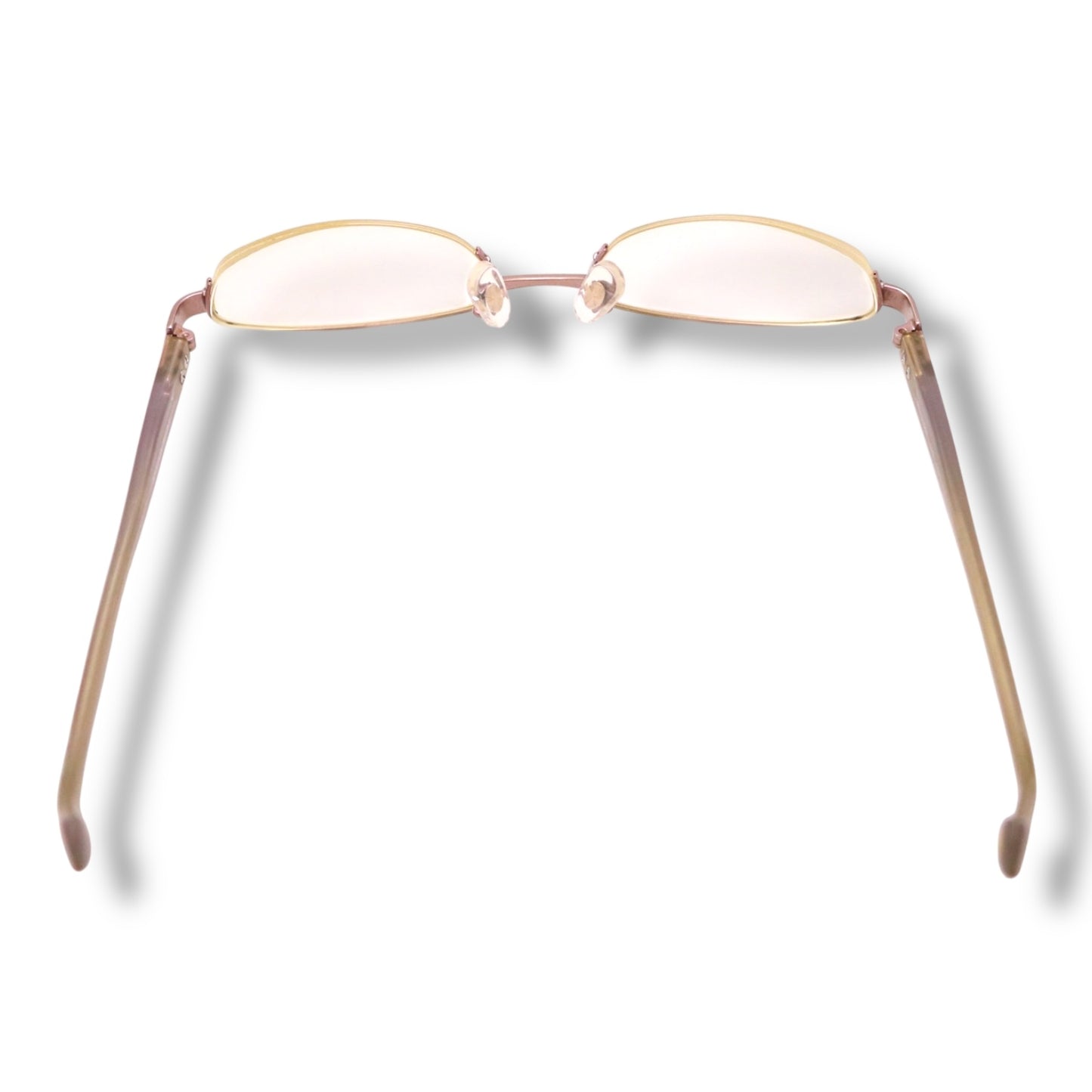 【198】美品！アルマーニ　メガネ　ピンク系