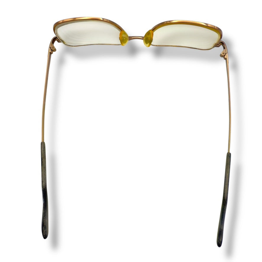 [64] Vintage! Charmant glasses, gold 