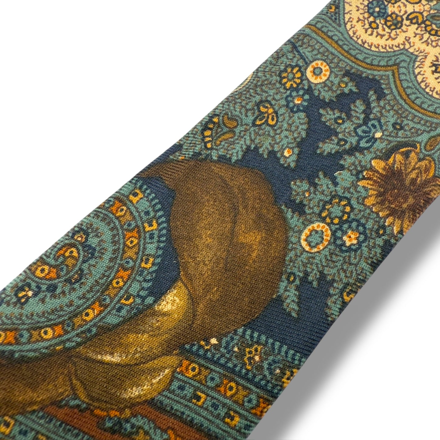 【7541】美品ー良品！クリスチャンディオール　ネクタイ　グリーン系