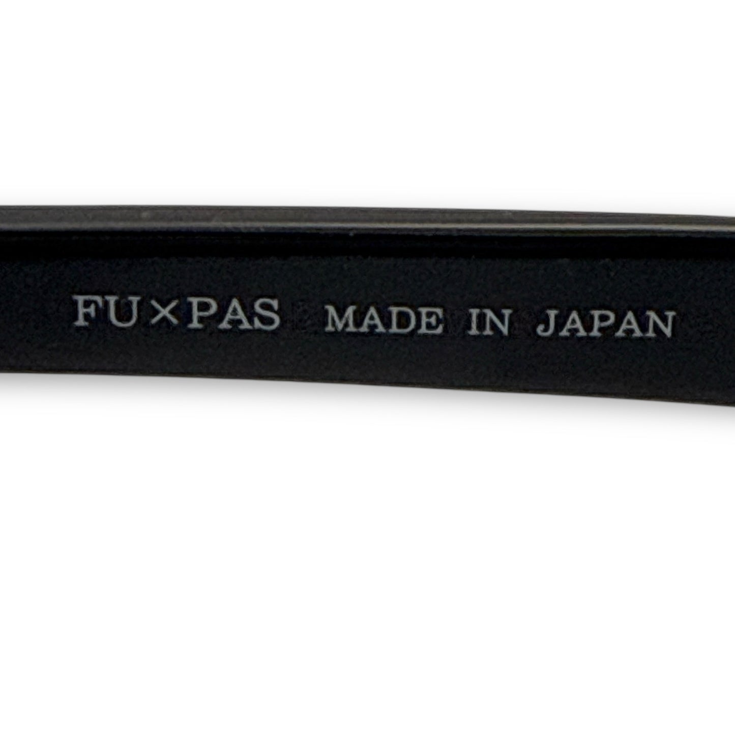 【208】良品！フーパス　メガネ　ブラック系