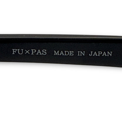 【208】良品！フーパス　メガネ　ブラック系