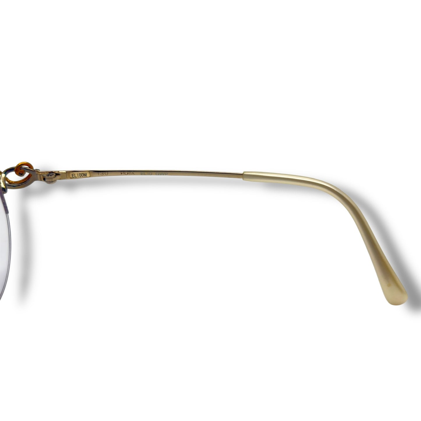 【161】美品！HOYA ホーヤ　保谷　メガネ　ゴールド系