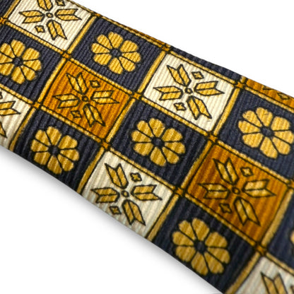 【7120】美品ー良品！バリー　ネクタイ　ゴールド系