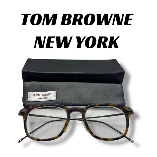 【213】未使用に近い！トム・ブラウン　メガネ　ブラウン系