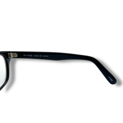 【208】良品！フーパス　メガネ　ブラック系
