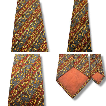 【7820】良品！ディオール　ネクタイ　グレー系