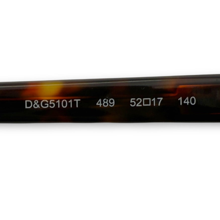 【159】美品！ドルチェアンドガッパーナ　メガネ　ブラウン系