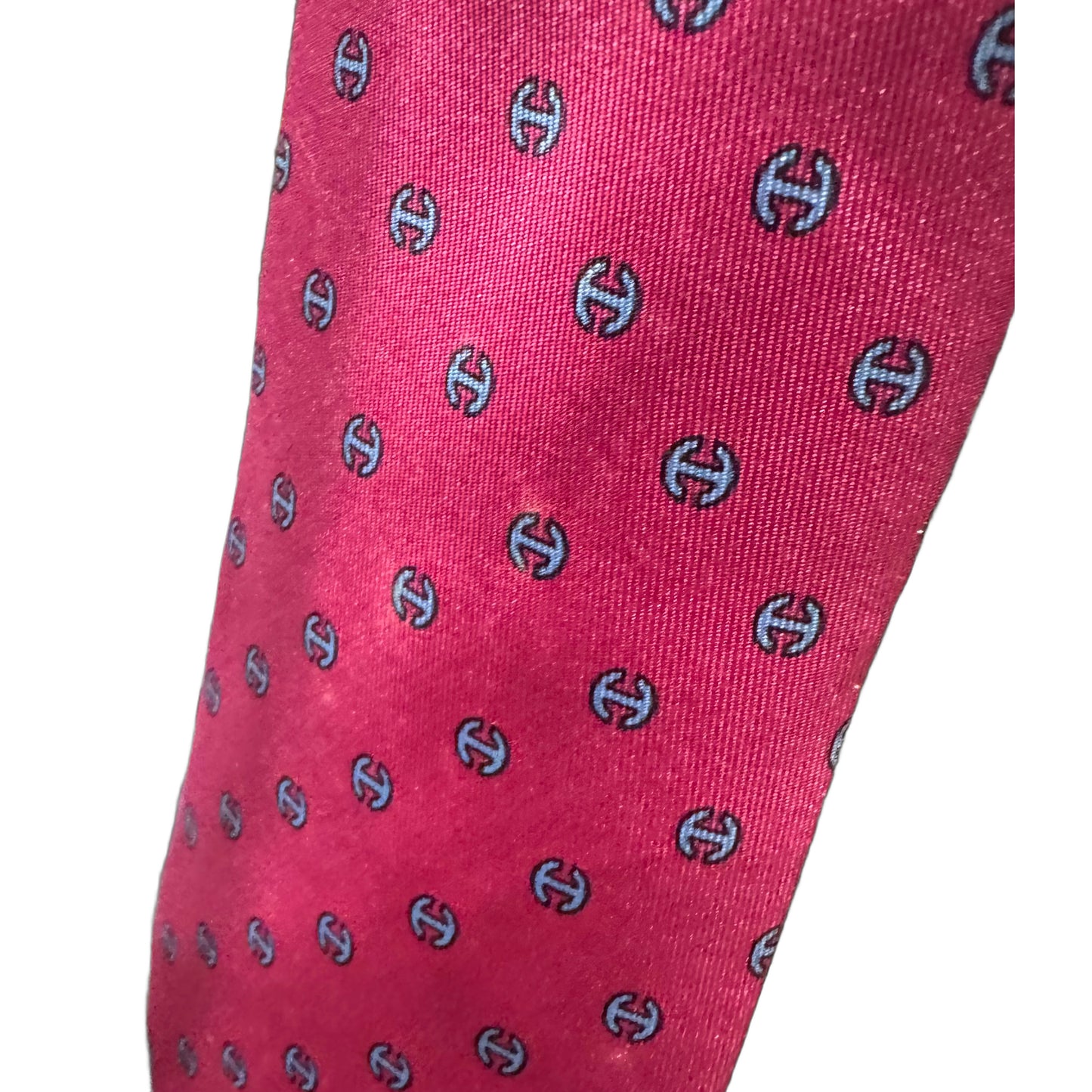 【8519】可品！エルメス　ネクタイ　ピンク系　H柄