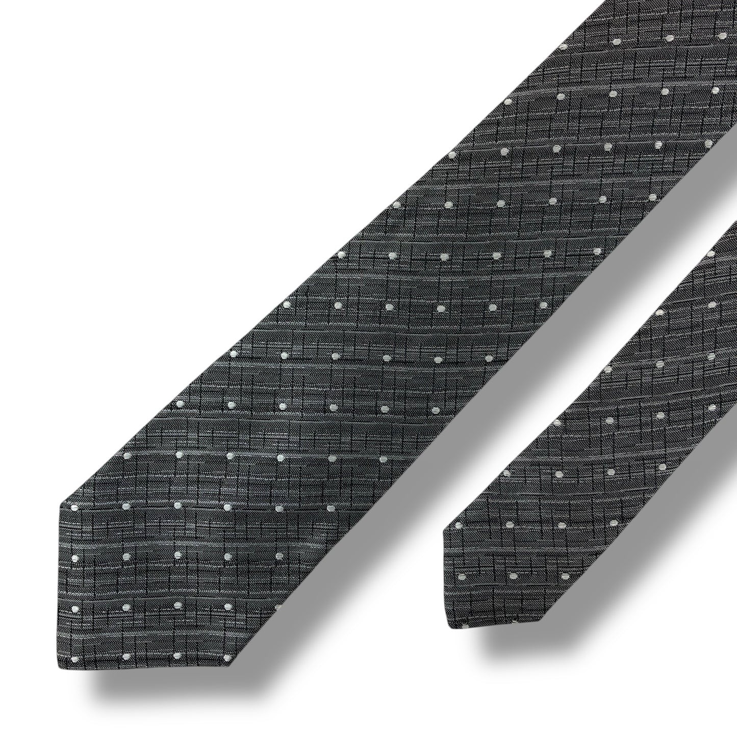 【7733】未使用保管品　エンポリオアルマーニ　ネクタイ シルバー系