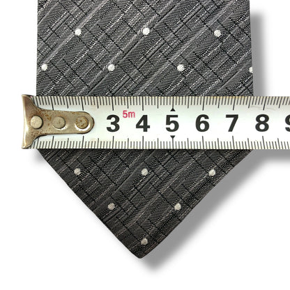 【7733】未使用保管品　エンポリオアルマーニ　ネクタイ シルバー系