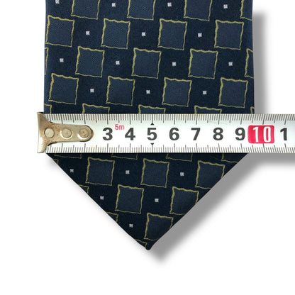 【7802】美品ー良品！アルマーニ　ネクタイ　ネイビー系