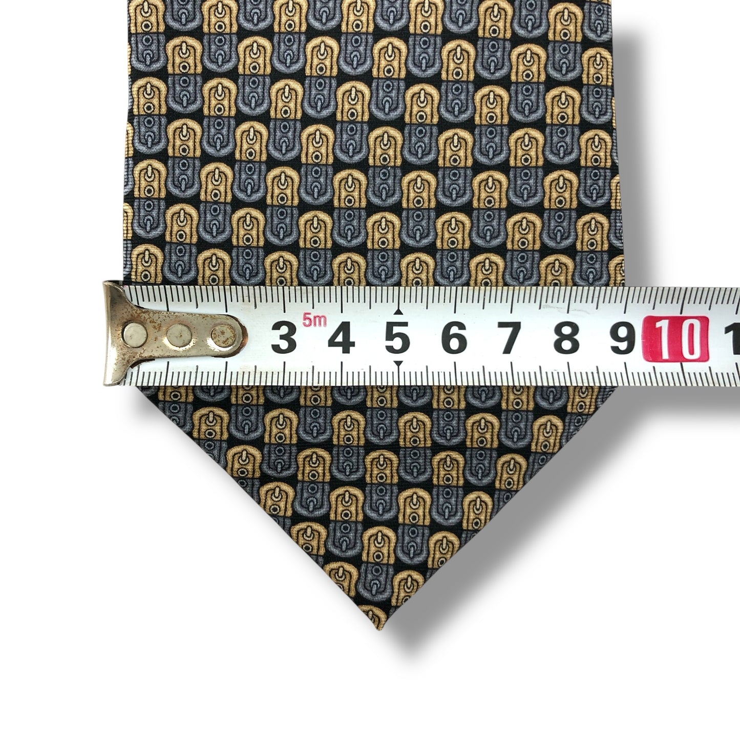 【7814】美品！フェンディ　ネクタイ　ブラック系