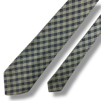 【7817】良品！ダンヒル　ネクタイ　薄グリーン系