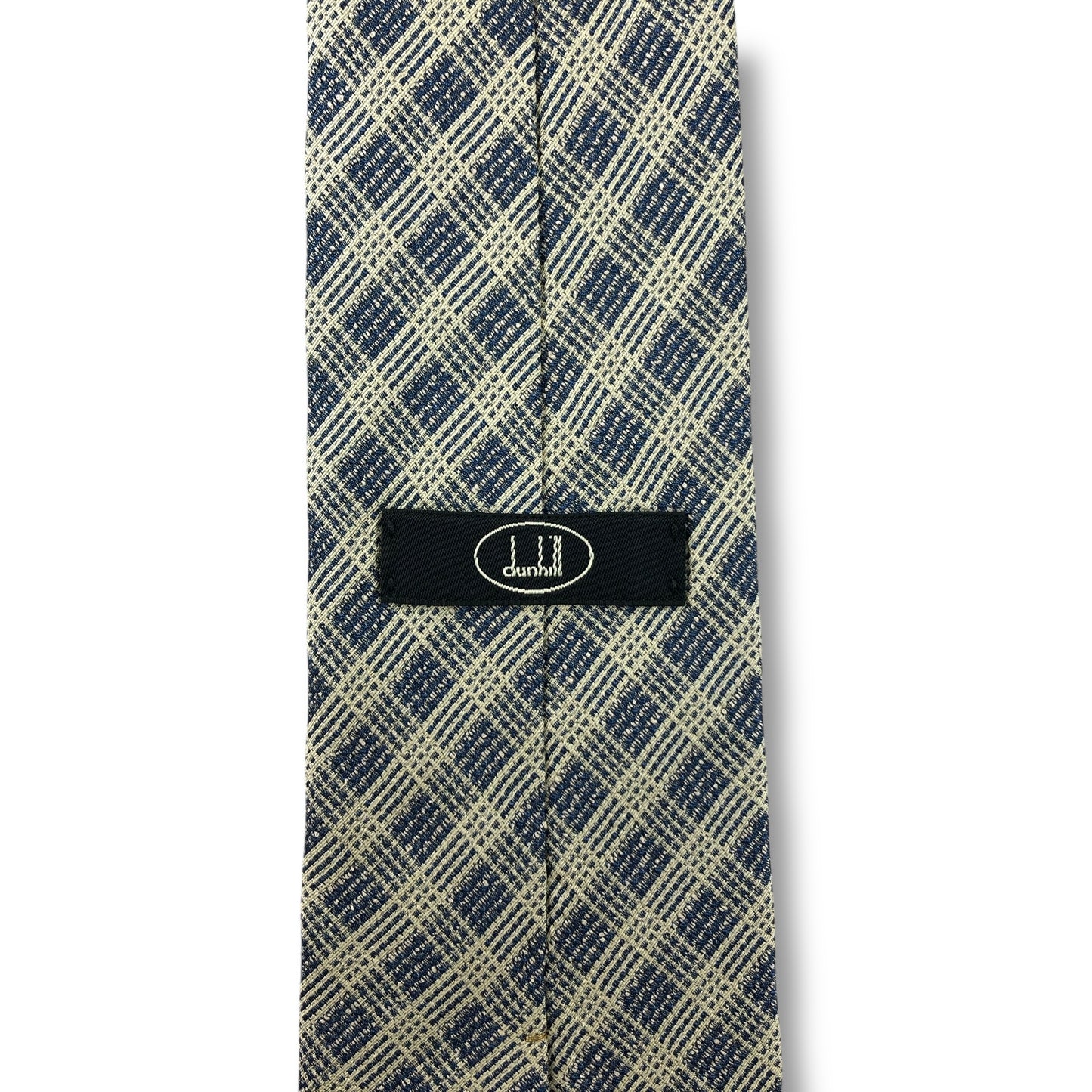 【7817】良品！ダンヒル　ネクタイ　薄グリーン系