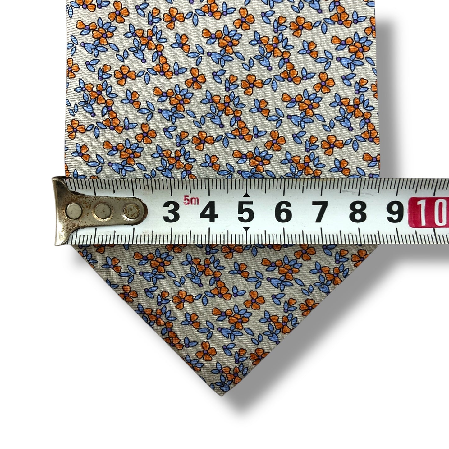 【7818】美品ー良品！ダンヒル　ネクタイ　オレンジ系