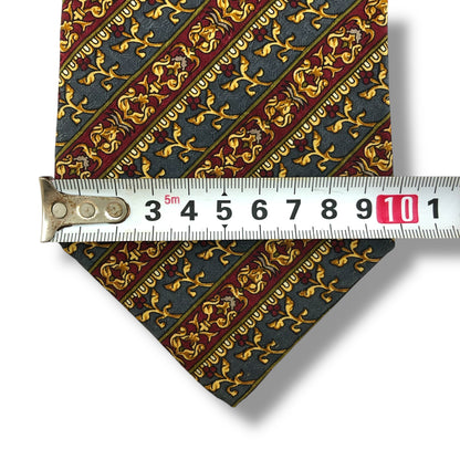 【7820】良品！ディオール　ネクタイ　グレー系