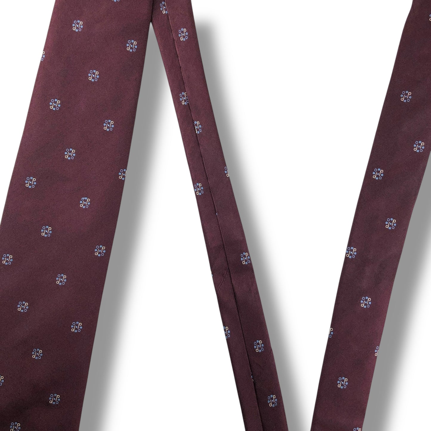 【7823】良品！ダンヒル　ネクタイ　バーガンディー系
