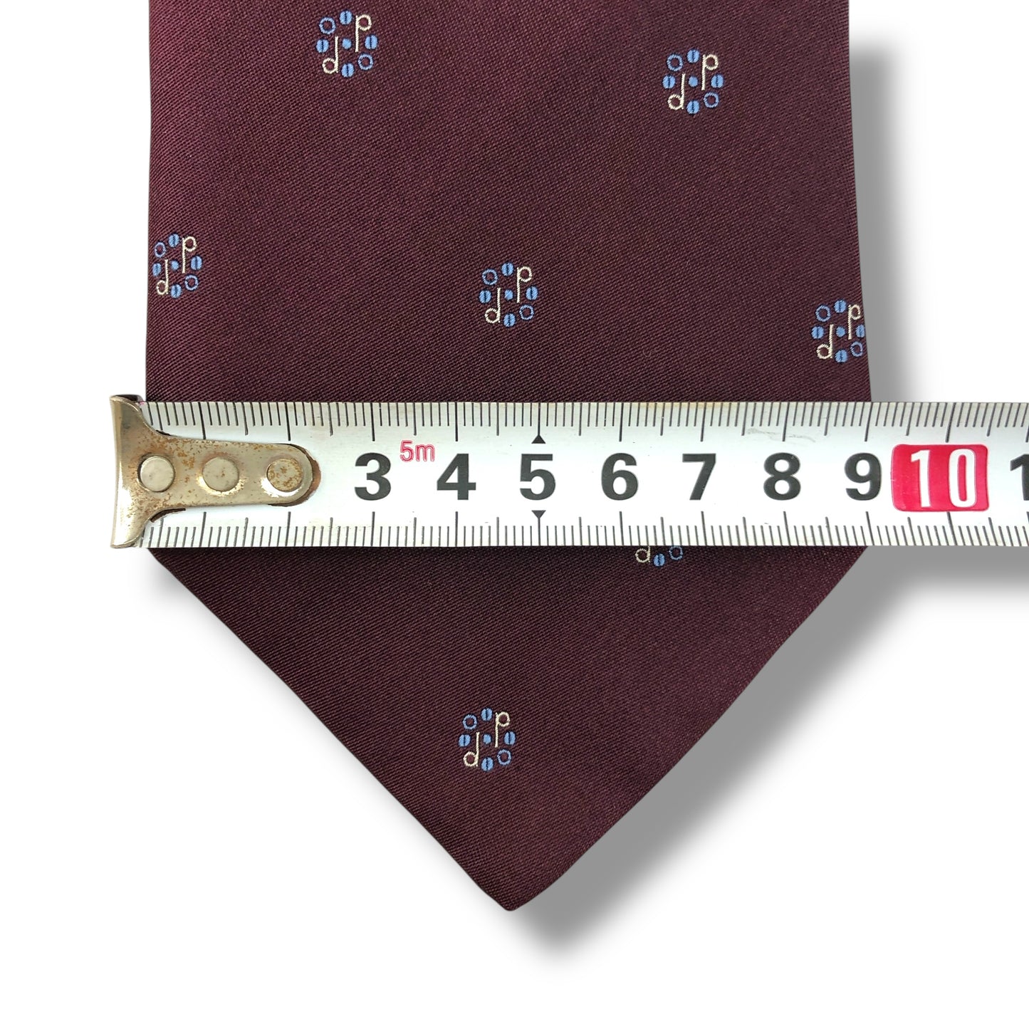 【7823】良品！ダンヒル　ネクタイ　バーガンディー系