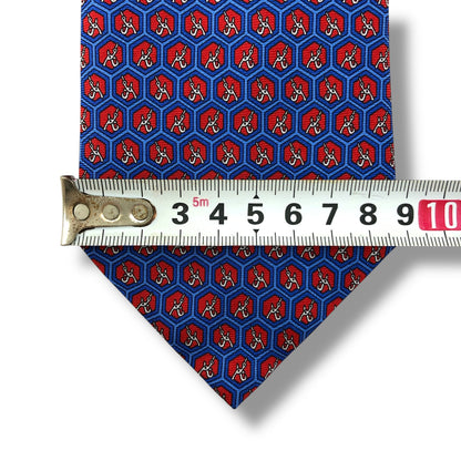 【7824】美品！ダンヒル　ネクタイ　ブルー系