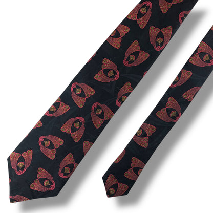 【8031】未使用保管品　イブサンローラン　ネクタイ　ブラック系