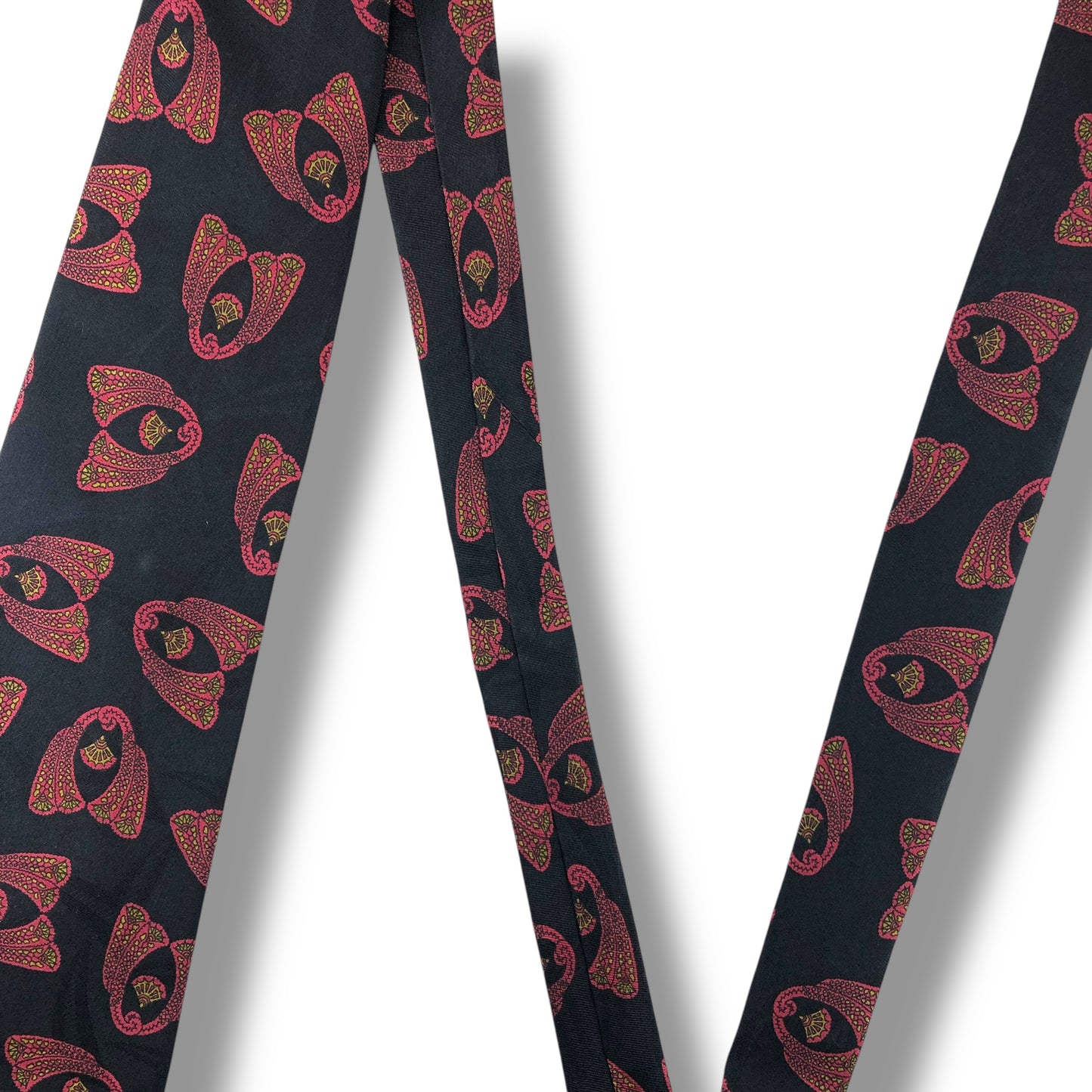 【8031】未使用保管品　イブサンローラン　ネクタイ　ブラック系