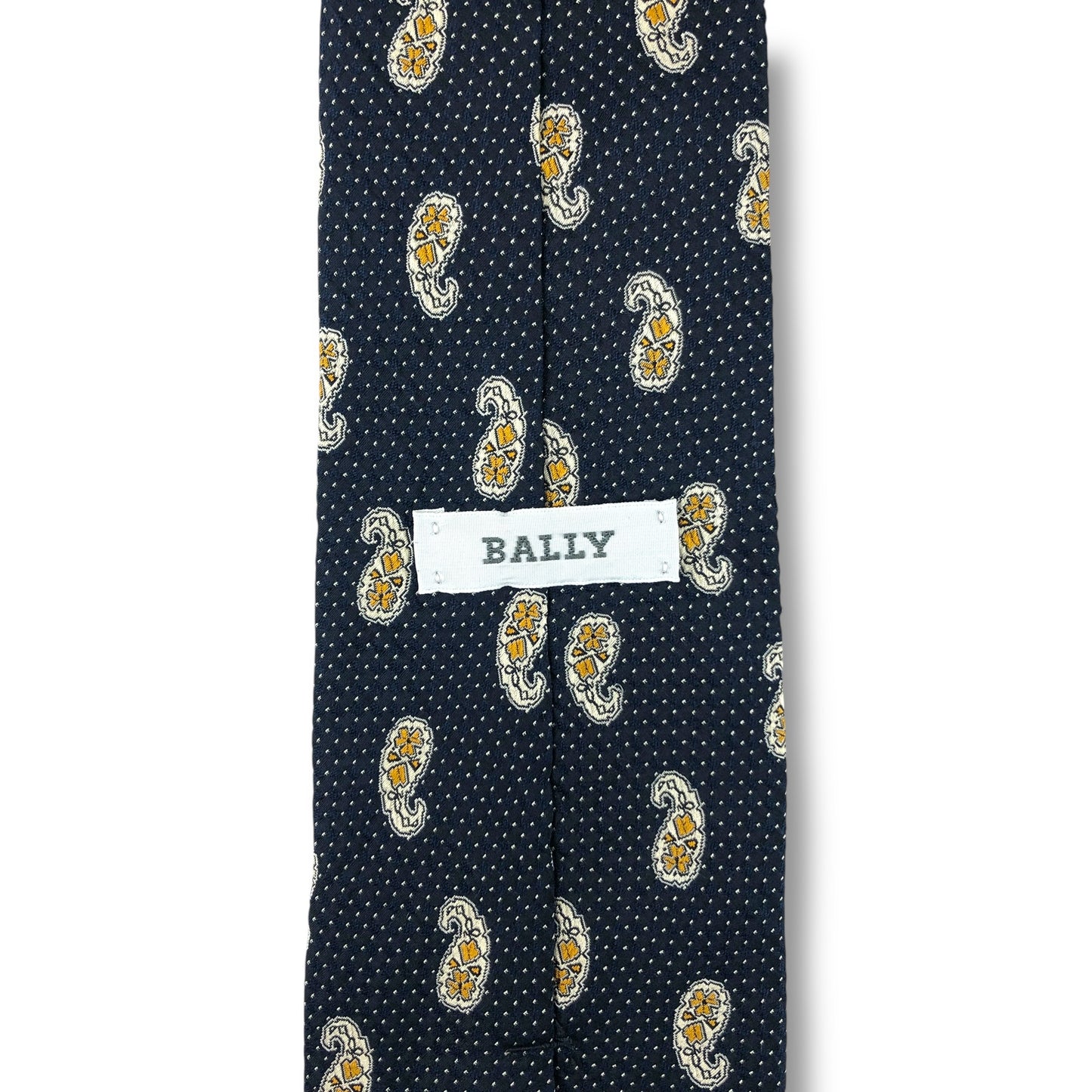 【8043】美品ー良品！バリー　ネクタイ　ダークネイビー系